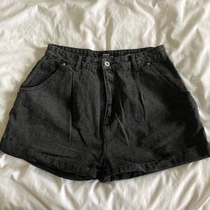 High Waisted Boyfriend Shorts